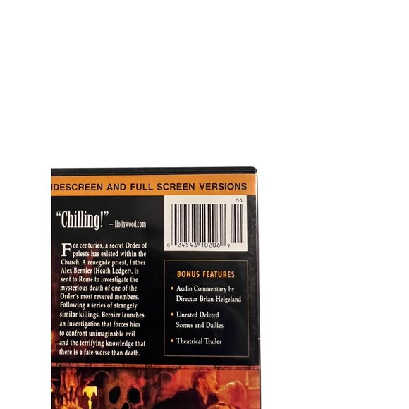 The Order 2003 DVD Horror Thriller Heath Ledger Shannyn Sossamon Pre-Owned - Picture 4 of 5